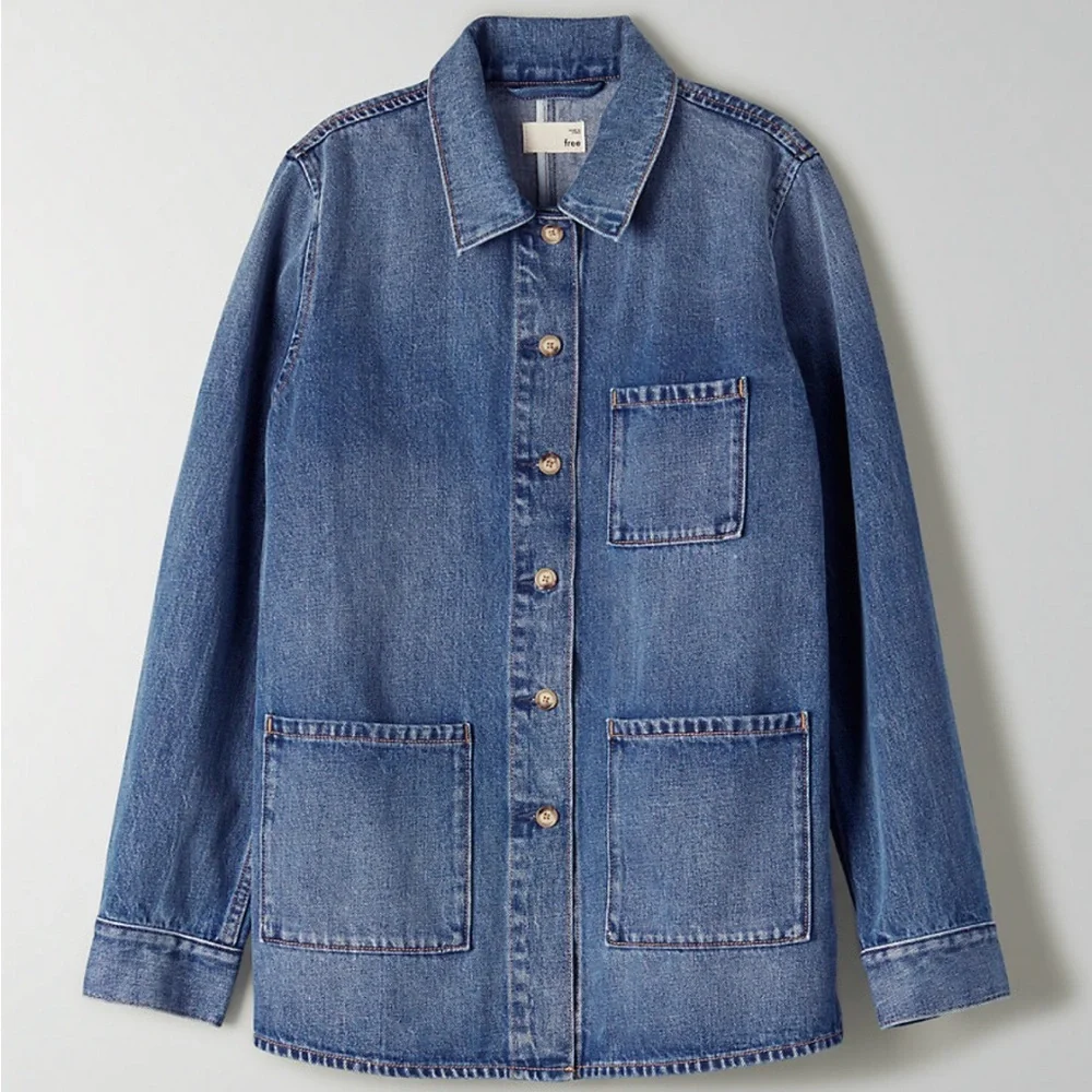 Aritzia Wilfred Free Abigail Shacket - Picture 1 of 7
